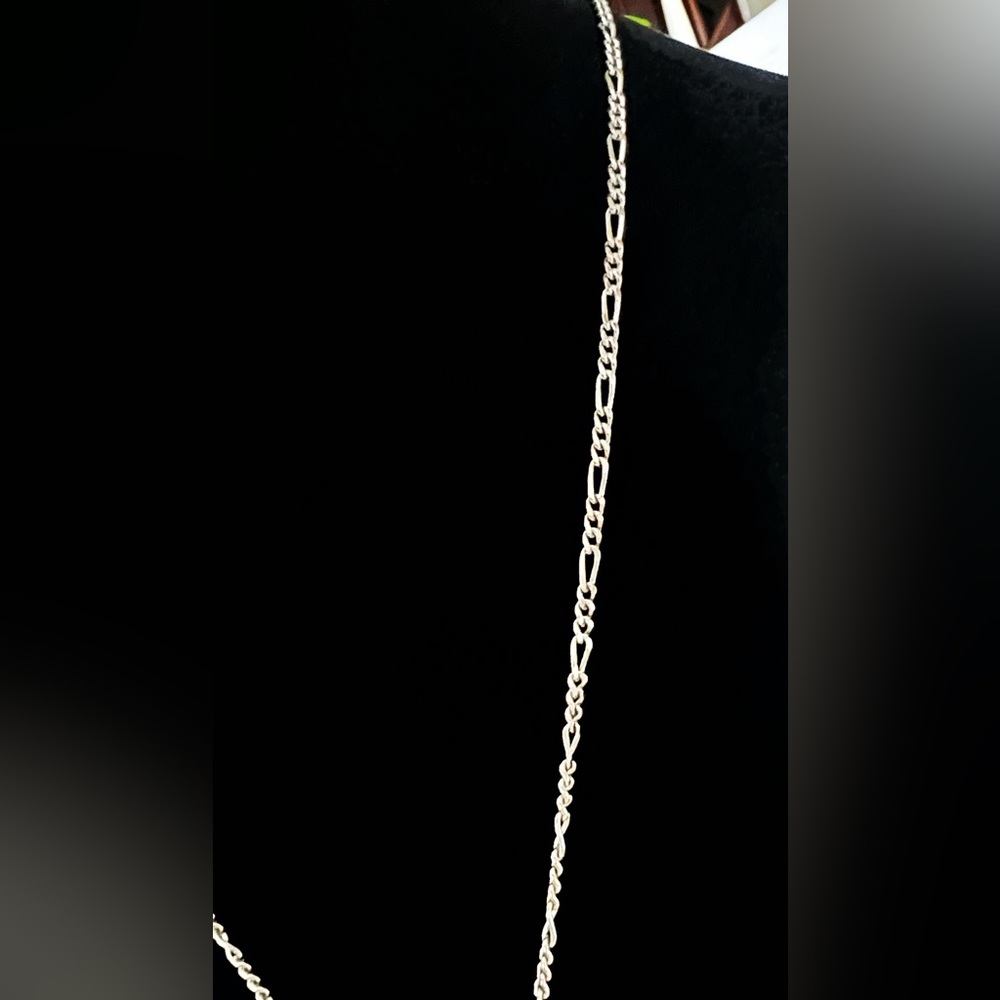 925 CZ Mother of Pearl Chandelier Teardrop Pendant Necklace - Picture 3 of 7
